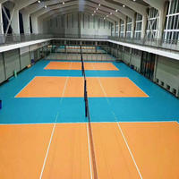 Lantai Olahraga TARAFLEX PVC untuk Lapangan Voli 8MM