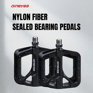 Pédales de VTT GINEYEA M996 en fibre de nylon ultralégère, haute qualité, antidérapantes, résistantes à l'eau, pour BMX/cyclistes de montagne/vélos de route - Product Image 2