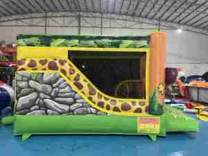 <span class=keywords><strong>Château</strong></span> <span class=keywords><strong>gonflable</strong></span> commercial 4,5x3,6x3m, combo de jeu multijoueur, thème animaux de la jungle - Product Image 4