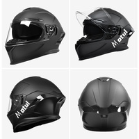 Casque Moto Blanc AD Factory en Gros, Homologué DOT, Intégral, Double Visière, pour Adultes, Ventilation Efficace, ABS