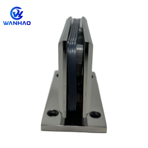 Hiện Đại 90 Độ Thép Không Gỉ 304 Bản Lề Vòi Hoa Sen Khung Dày Tường Để Kính Màn Hình Kẹp 4Mm Cho Phòng Tắm Sử Dụng - Product Image 3