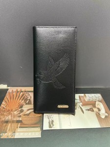 Nouveau Portefeuille Porte-cartes <span class=keywords><strong>de</strong></span> visite et <span class=keywords><strong>de</strong></span> crédit long en cuir PU grain litchi, fin, avec pince à billets et logo personnalisé 2026 - Product Image 4