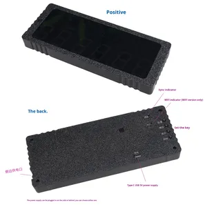 Live Stream Digital <strong>Clock</strong> Flicker-Free WIFI Time <strong>Sync</strong>/GPS Satellite <strong>Clock</strong> Module 3D Printed Enclosure Year-Month-Day <strong>Clock</strong> - Product Image 1