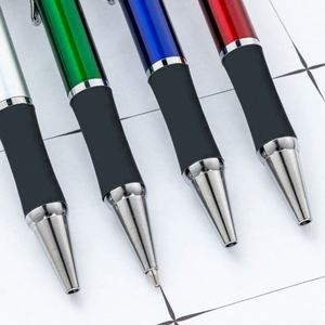 Custom Logo 1.0Mm Metal Push-Button Business Promotional <b>Gift</b> Multi-Color Ballpoint Pen for <b>Office</b> Writing and Stationery - Product Image 3