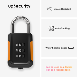 <span class=keywords><strong>Cadenas</strong></span> à combinaison pour casiers - <span class=keywords><strong>Code</strong></span> à 3 chiffres, durable et élégant, idéal pour la salle de sport/l'école/le bureau, pour une sécurité accrue - Product Image 3