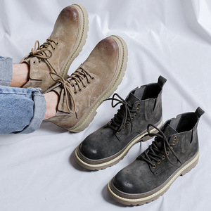 Wildleder Classic Casual Desert Chelsea Low Help Schnürschuhe New Martin Boots für Herren