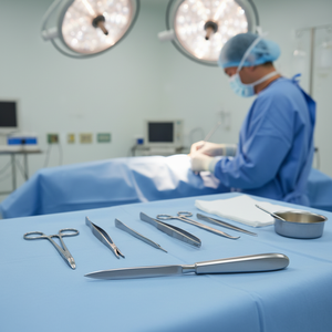 Steel Manual <b>Surgical</b> <b>Knives</b> with Metal Handle Custom Sizes for Hospital Use High Quality Lifetime Warranty - Product Image 2
