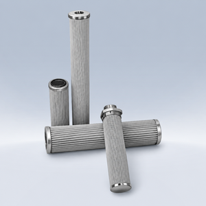 Cartouche filtrante en maille plissée en acier inoxydable 316L de 10 pouces avec une granularité de 1 micron pour le traitement pétrochimique - Product Image 1
