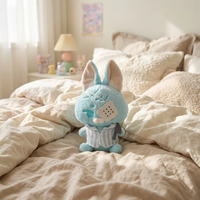 Peluche lapin Zoe la plus vendue, coussin câlin, compagnon de lit, cadeau d'anniversaire parfait pour les jouets en peluche unisexes