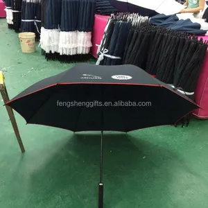 High quality Auto open straight printed golf umbrella