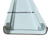 Kit de lampe à induction corporelle à LED en plastique pour barre lumineuse rigide, vente en gros d'usine, éclairage latéral d'armoire, utilisation intérieure et extérieure