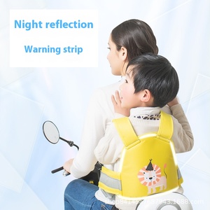 Ceinture de sécurité pour <span class=keywords><strong>moto</strong></span> électrique pour enfants, porte-bébé en plastique pour vélo avec sangles de maintien pour bébé - Product Image 2