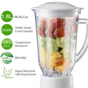 Licuadora Eléctrica Comercial para Jugos y Smoothies, Procesador de Alimentos <span class=keywords><strong>con</strong></span> Picador - Product Image 4
