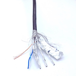 Câble de raccordement industriel Cat6a FTP résistant aux UV intérieur étanche 26AWG pour CCTV/<span class=keywords><strong>PoE</strong></span> +/réseau industriel - Product Image 5