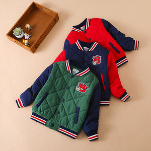 Chaquetas Bomber de Alta Calidad Estilo Occidental para Niños, Chaquetas Bomber Bordadas con Diseño Argyle para Niños de 3 a 12 Años - Product Image 5