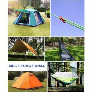 Tensor de Cuerda para Lona de Camping Zj-Pj004, Hilo Reflectante de Poliéster de Alta Resistencia, Accesorio para Tiendas de Campaña al Aire Libre - Product Image 5