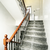 Moderne Leichtgewichtige Luxus-Aluminium-Treppengeländer Geeignet für Innendekoration von Villen und Apartments