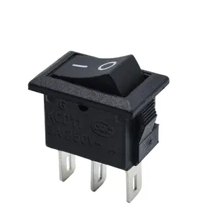 Interruptor de produto apressado, interruptor mirco rocker kcd11 com 3 pinos e duas posições