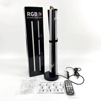 Lámpara de Pie LED RGB con Control por Aplicación y Control Remoto, 16 Millones de Colores, Luz de Esquina con Sincronización Musical para Sala de Estar, Fondo para Vlogs
