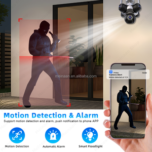 Cámara de Vigilancia WiFi Inalámbrica 2025 FFVideo 20MP 10K Cinco en Uno, Cámara <span class=keywords><strong>IP</strong></span> PTZ de 360° para Exteriores, Cámara de Seguridad WiFi CCTV - Product Image 6