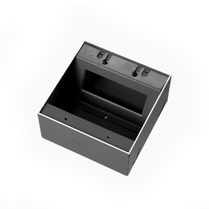 OEM&ODM Enchufe de suelo empotrado oculto negro mate de acero inoxidable, toma de corriente eléctrica para UE, Reino Unido, Australia y EE. UU., caja de suelo reemplazable - Product Image 5