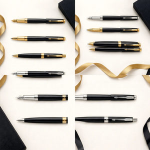 Matte Black Parker Custom Logo Durable & Long Lasting Promotional Ballpoint Metal Writing <b>Pen</b> Gift Business Event Giveaway - Product Image 1