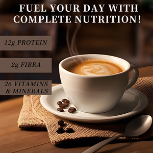 OEM ODM Mocha Shake Mix Powder Meal Replacement Protein Supports Vitality Muscle Support Recovery Metabolism Manage Hunger - Product Image 4