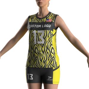 Camiseta Deportiva de Voleibol de Secado Rápido Sublimada de Alta Calidad, Uniforme de Voleibol Personalizado para Mujer - Product Image 5