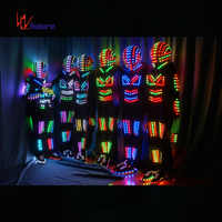 Costume de robot lumineux intelligent à pixels LED Tron