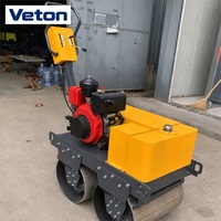 Compacteur routier mini 550 kg direct usine pour la restauration des nids-de-poule, les zones de stationnement et les améliorations des rues communautaires
