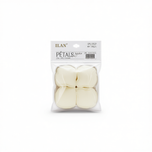 Petali di Tessuto Ilan 4.0Cm Colore Crema 144 Pezzi Fiori Secchi - Product Image 2