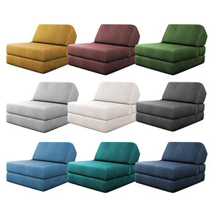 Canapé compressé Offre Spéciale <span class=keywords><strong>futon</strong></span> pliable canapé-<span class=keywords><strong>lit</strong></span> en mousse à mémoire de forme pour salon chambre à coucher pour hôtels centres commerciaux rembourrés en tissu durable - Product Image 6