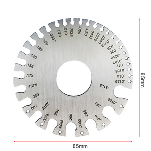 DZT Dongzhe Stainless Steel Wire <b>Gauge</b> 0-35 Standard Accuracy <b>Measuring</b> <b>Tool</b> For Wire Diameter Measurement - Product Image 4