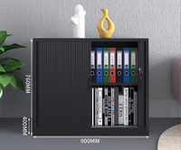 Xingyuan Armoire de stockage de fichiers en acier au design moderne avec porte à volet roulant Mobilier de bureau en gros pour application de salle de sport scolaire