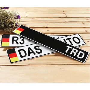 Plaques d'immatriculation de taille personnalisée Australie Plaques d'immatriculation en métal aluminium réfléchissantes durables Logo imprimé pour la décoration de voiture - Product Image 1