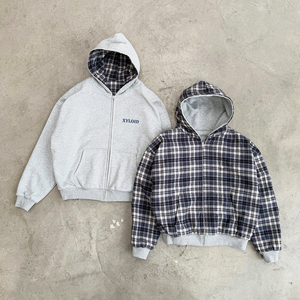 Sweat-shirt à capuche zippé surdimensionné pour homme, vêtements décontractés d'hiver, sweats à capuche de créateur, 600 g/m², double couche, fabricant de sweats à capuche. - Product Image 1