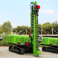 Machine de forage de roche sur chenilles pour piquage solaire, ponceuse de piquage photovoltaïque pour centrales solaires