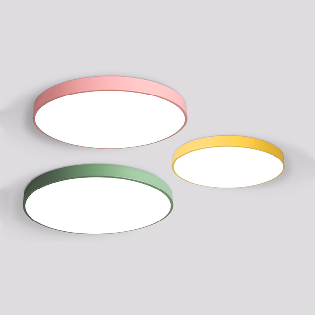 Led Round Panel 400mm 30W CE ROHS FCC EMC Modern Indoor Lights Dimmable Led Surface Smart Ceiling Light