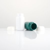 Flacon capsule PET 150g vide, bouchon à vis rond, pour médicaments et compléments, vente en gros, directement du fabricant