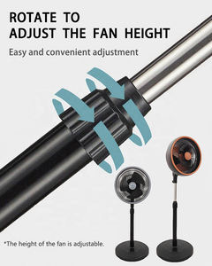 Nouveau <span class=keywords><strong>Ventilateur</strong></span> sur Pied Électrique Oscillant Silencieux Blanc Moderne 2026 pour Chambre à Coucher, 12 Pouces, Petit <span class=keywords><strong>Ventilateur</strong></span> <span class=keywords><strong>de</strong></span> Sol pour la Maison - Product Image 5
