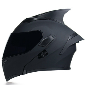 custom motorcycle helmets with horns GANAZONO Horn Decoration for Style Lightweight Design for Motorcycles and Electric Cars More than just an accessory Black Motorcycle Helmet with Horns