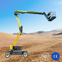 Plateforme élévatrice à flèche télescopique articulée hydraulique diesel mobile à vendre