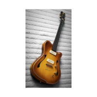 Guitare électrique hollowbody jazz Custom Artisanale - MOQ 1 pc, couleur perso., logo suppl. & plus
