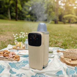 USB Rechargeable Cordless <b>Electric</b> <b>Heater</b> <b>Portable</b> Milk and Bottle Warmer for Baby Feeding for Outdoor Travel - Product Image 3