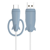 Silicone Usb Chargeur Câble Protecteur De Spiral Câble Manchons Couverture Cargador Type C à pour Iphone Original câble organisateur