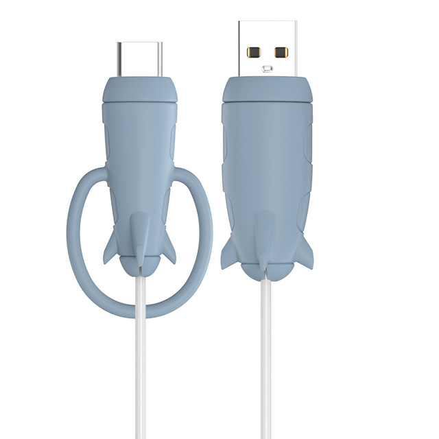 Silicone Usb Charger Cable Protector De Spiral Cable Sleeves Cover Cargador Type C to for Iphone Original Cable Organizer