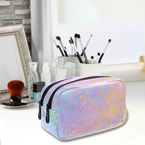 กล่องดินสอแบบพกพาอเนกประสงค์สองด้านสำหรับนักเรียน  รุ่นใหม่ล่าสุด  วัสดุโพลีเอสเตอร์  ซิปคู่ - Product Image 6