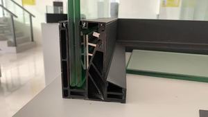 Rahmenlose Glasbalustraden F108 Aluminium-Durchgangsglas-Baluster für Balkon Doppelreihige Schraubenbefestigung Glasbaluster - Product Image 3