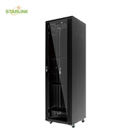 Système de câblage Starlink, équipement de télécommunications, armoire serveur 18U-48U 19 pouces en acier laminé à froid SPCC 600x670mm en stock