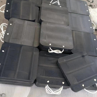 Plaques de support en HDPE/PE pour équipement lourd, tampons de levage pour grue, épaisseur personnalisée, service OEM